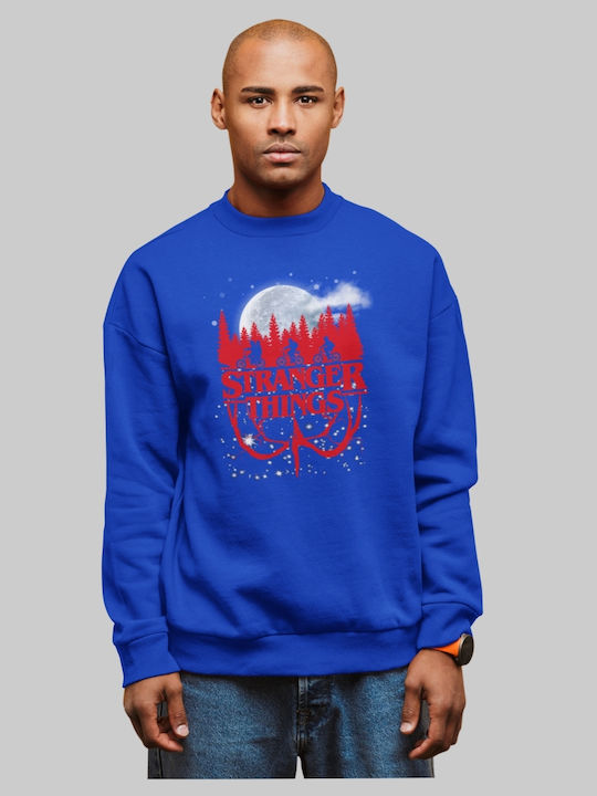 Stranger Things Upside Down Sweatshirt - FRENCH NAVY