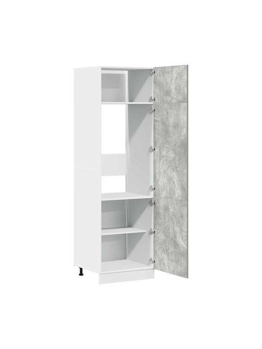 Кухненска Колона Сив 60x57x207бр