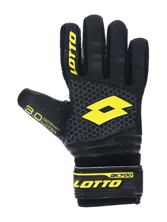 Lotto GK 700 II Goalkeeper Gloves Adults Black