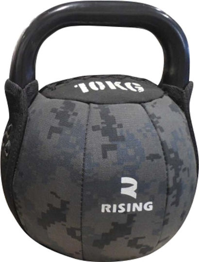 AMILA Black PVC Kettlebell 10kg