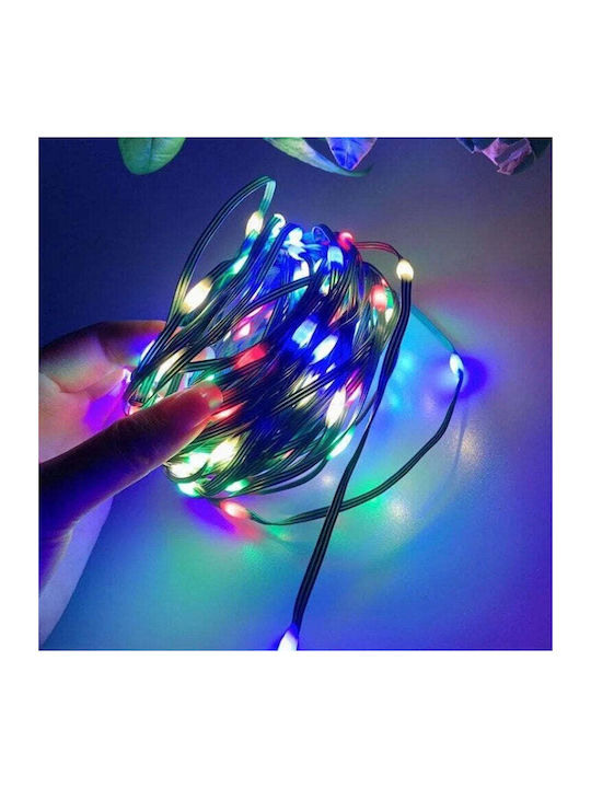 400 Lămpițe LED 50m. Multicolore tip Șir 1buc