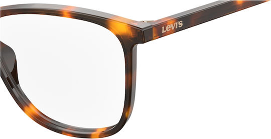 Levi's Women's Acetate Brown Prescription Eyeglass Frame LV1003 05L