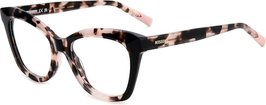 Missoni Weiblich Kunststoff Brillenrahmen Katzenauge MIS 0199 0T4