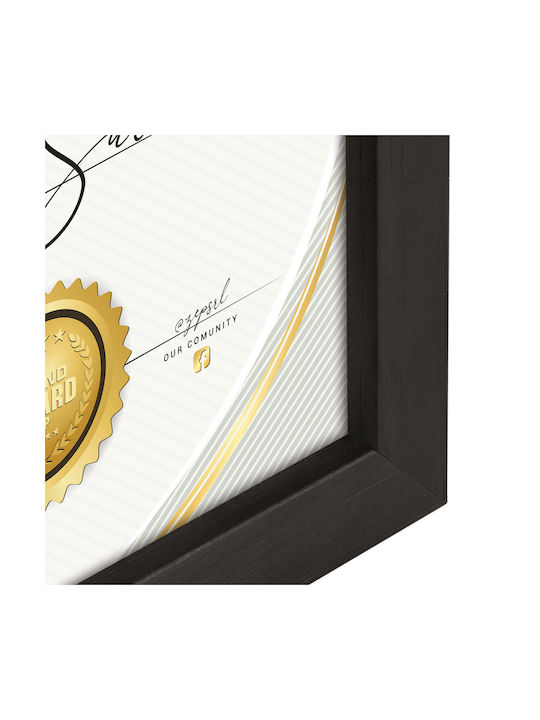 Κορνίζα Zep Certificate 21x29.7 Μαύρη