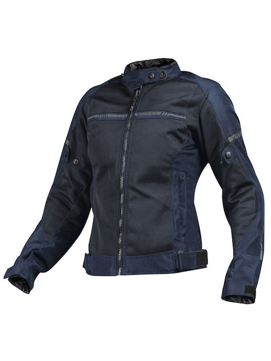 Nordcode Aero-R II Lady Sommer Damen Motorradjacke Blau
