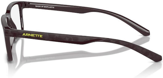 Arnette Plastic Eyeglass Frame Burgundy AN7253 2941