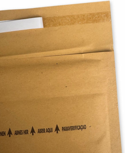 thessPACK Envelope Bag Type with Bubble Wrap 1pcs in Brown Color