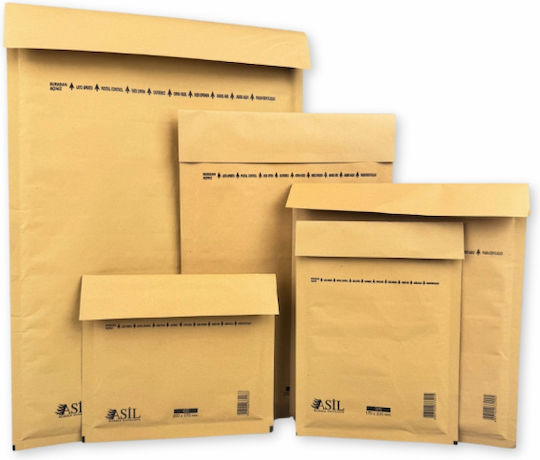 thessPACK Envelope Bag Type with Bubble Wrap 1pcs in Brown Color