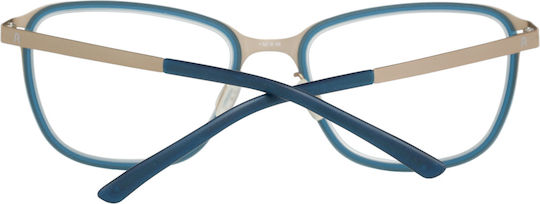 Rodenstock Weiblich Metallisch Brillenrahmen Blau R2566 B