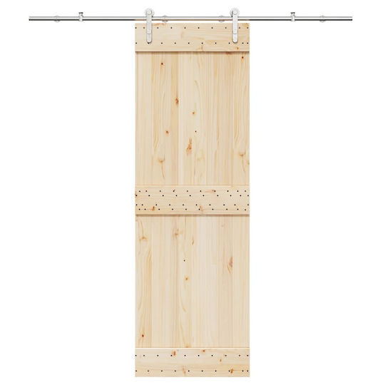 Vidaxl Mecanism pentru Ușă Glisantă Argintiu 200 cm Oțel Inoxidabil