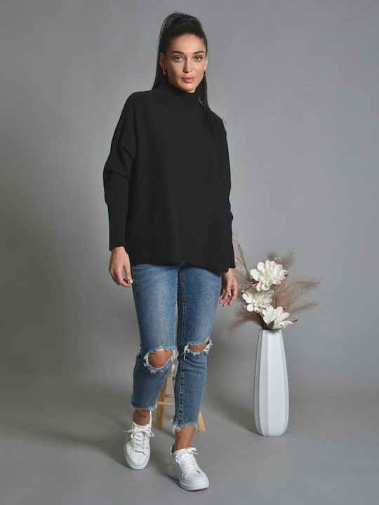 Belle Femme Pullover Black 6123-2