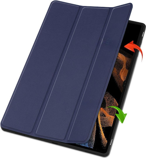 Erbord Flip Cover Dauerhaft Marineblau (Samsung Galaxy Tab S10 Ultra)