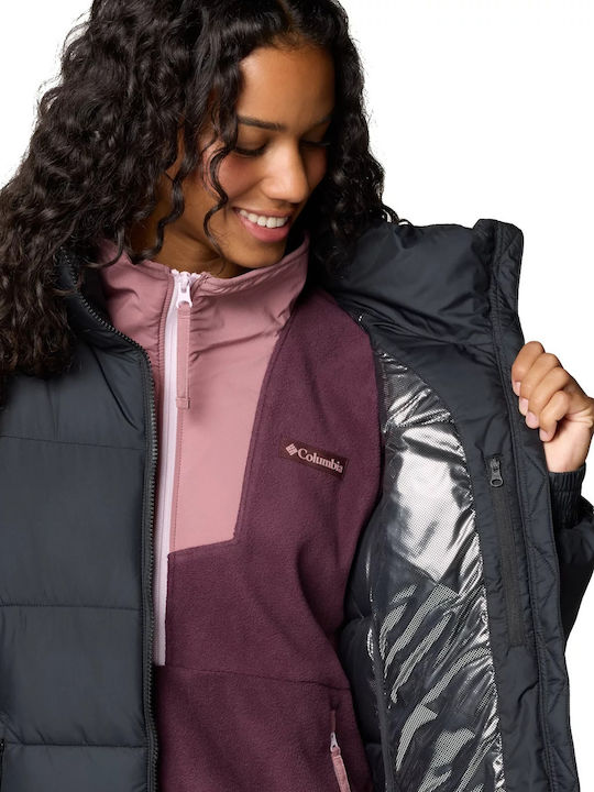 Pike Lake Women's Short Lifestyle Jacket for Winter Black