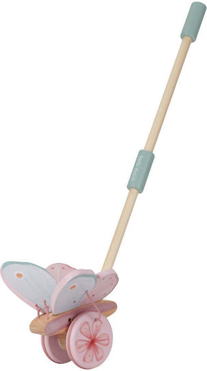 Little Dutch Pull-Along Toy Butterfly made of Wood with Music for 12++ Months