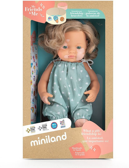 Miniland Păpușă Bebe Fetiță 38 cm