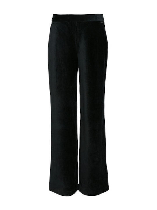 Women's Fabric Trousers Black