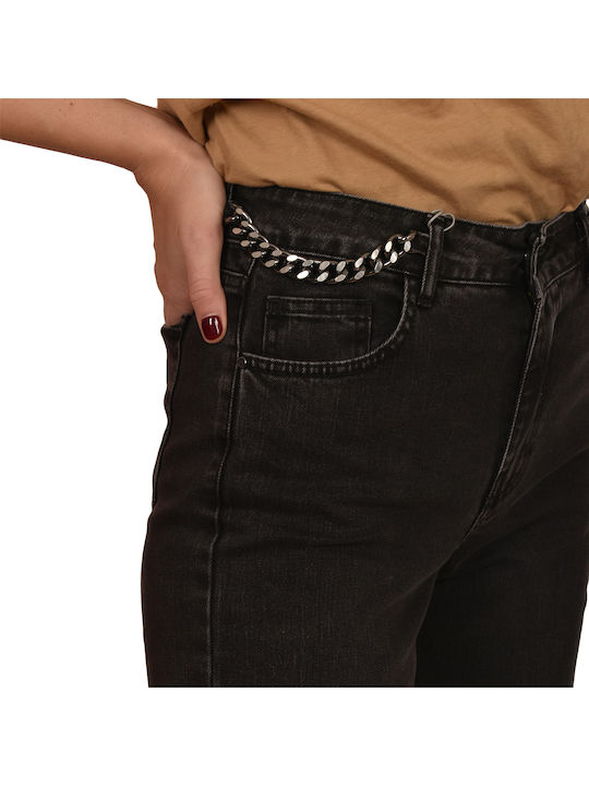 Damenjeans in Gerader Linie Black