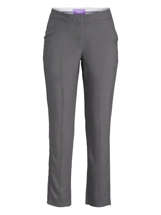 Γυναικείο Υφασμάτινο Παντελόνι Dark Grey Melange
