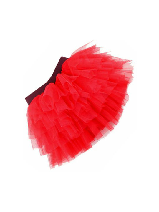 Memoirs Kids Tulle Tutu Skirt Red