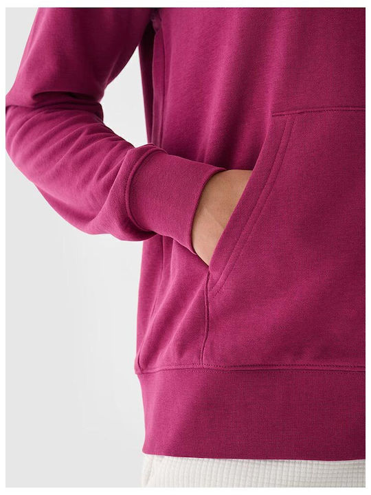 Women's Sweatshirt Jacket Hooded Purple