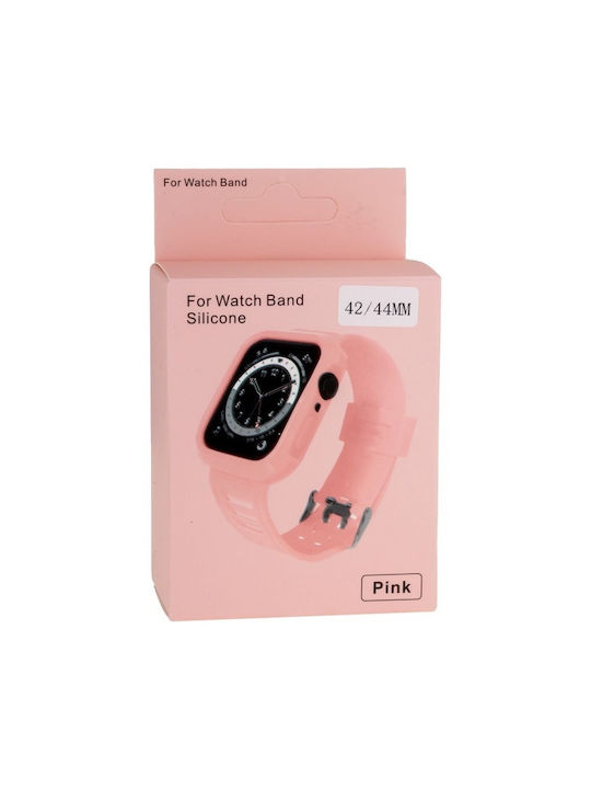 Watch Silikonhülle in Rosa Farbe für Apple Watch 42 mm, Apple Watch 44 mm Watch Silikonhülle in Rosa Farbe für Apple Watch 42 mm, Apple Watch 44 mm
