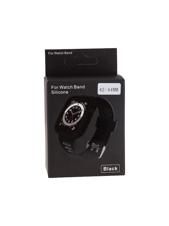 Watch Silicone Case in Black color for Apple Watch 42mm, Apple Watch 44mm Watch Silicone Case in Black color for Apple Watch 42mm, Apple Watch 44mm