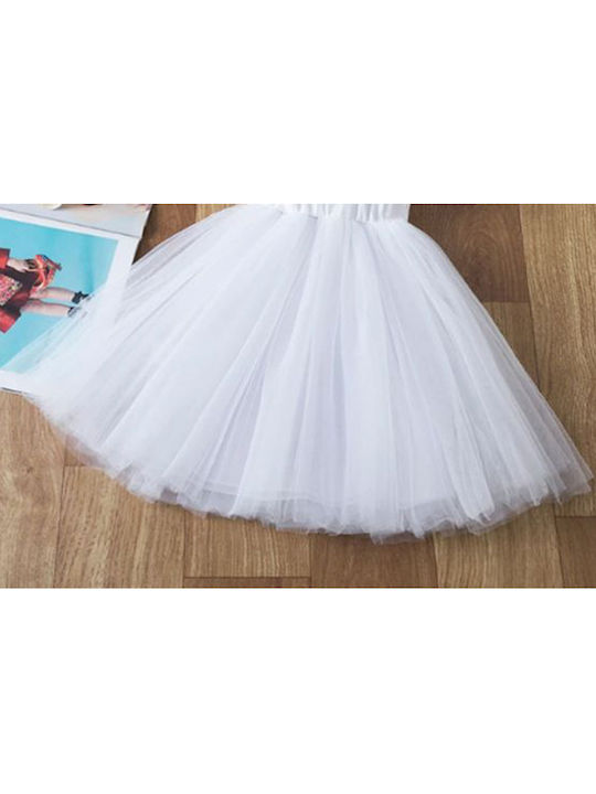 Memoirs Children's Dress Tulle White