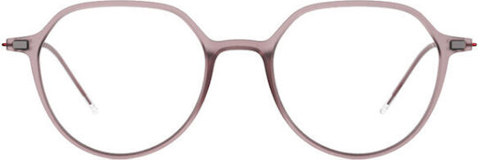 Lool Node Plastic Eyeglass Frame Brown BRRD