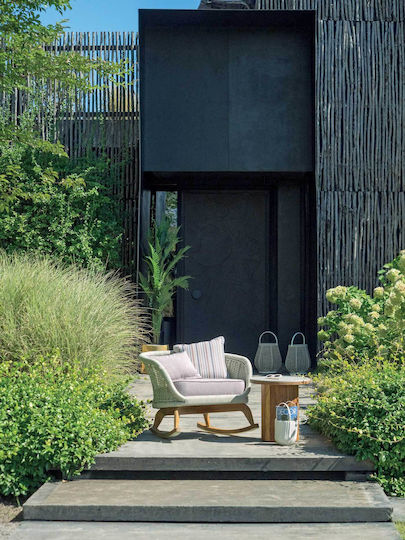 Κουνιστή Καρέκλα Ξύλινη Ludo ΣΧΟΙΝΙ 90x83x76εκ.