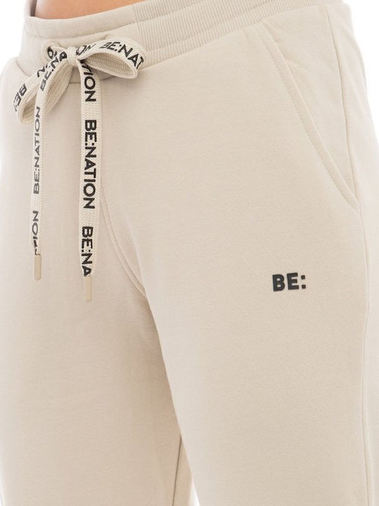 Jogginghose Beige
