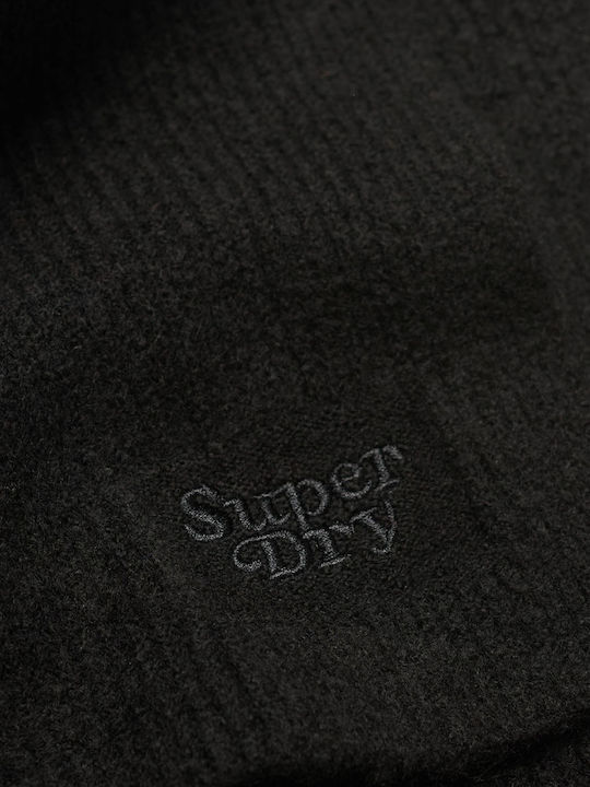 Superdry Women's Knitted Scarf Black