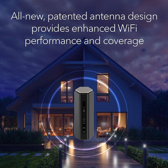 NetGear Nighthawk RS600 Router Wireless Wi-Fi 7 Cu 4 Porturi 2.5 Gigabit