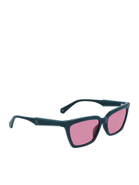 Calvin Klein Women's Sunglasses with Green Frame and Green Lens CKJ23606S 300