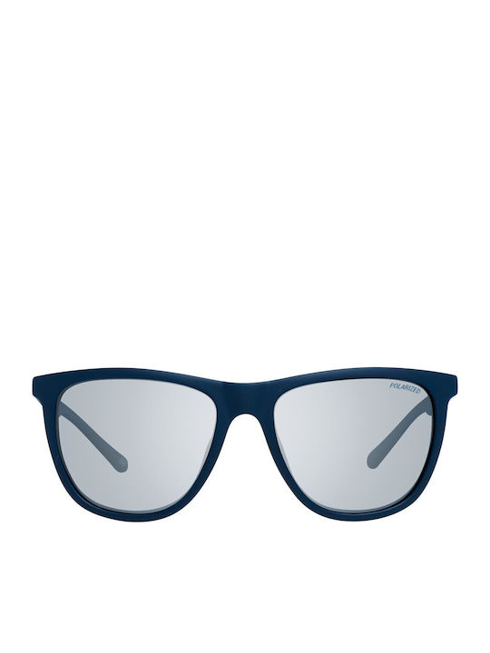 Skechers Navy Blue Sunglasses with Horn-Rimmed Frame Skechers Navy Blue Sunglasses with Horn-Rimmed Frame