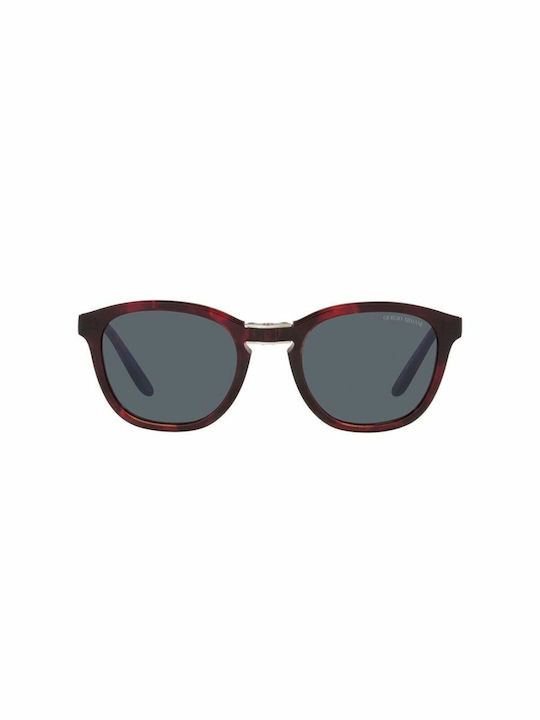 Giorgio Armani Sunglasses with Red Tartaruga Plastic Frame and Gray Lens AR8170 5862R5