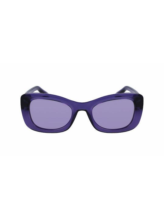 Victoria Beckham De damă Ochelari de soare cu Violet Din plastic Cadru și Violet Lentilă VB657S 514