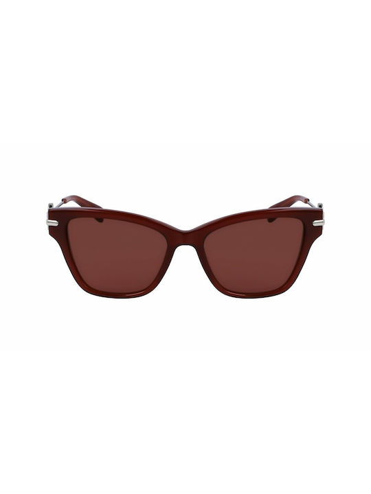 Longchamp Women's Sunglasses with Burgundy Frame and Burgundy Lens LO737S 201