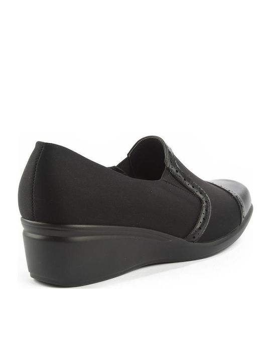 Women's Slip-On from Synthetic Leather Black