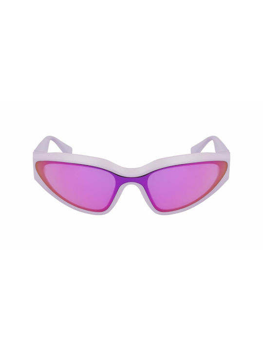 Karl Lagerfeld De damă Ochelari de soare cu Violet Din plastic Cadru și Violet Lentilă KL6128S-516