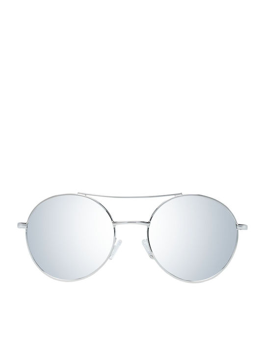 Skechers Unisex Sunglasses with Silver Metal Frame and Gray Gradient Lens SE6055 10C