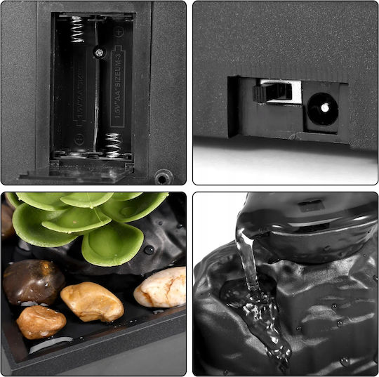 Zen USB Batterie Wasser Dekorativer Brunnen Tisch Innen Beruhigend