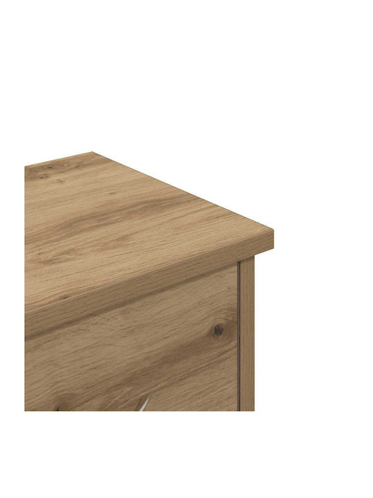 Wand Wohnzimmer Schrank aus Spanplatte Artisia Eiche 88x26x18.5cm