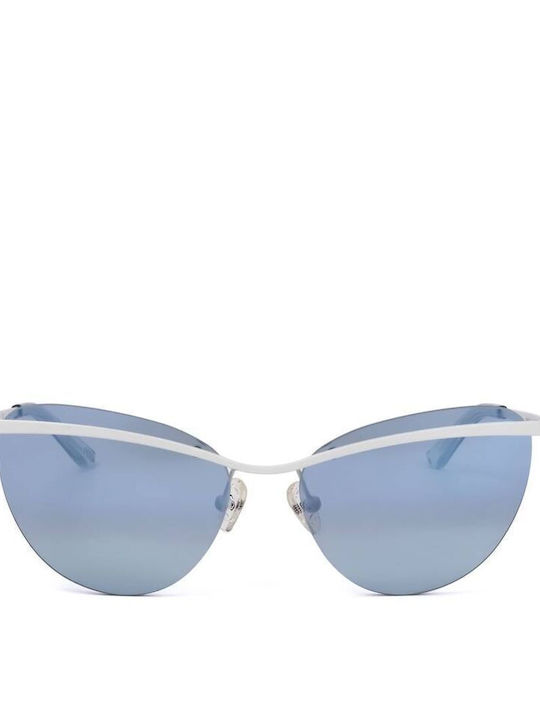 Skechers Sunglasses Λευκά with Metal Frame & Blue Lens Skechers Sunglasses Λευκά with Metal Frame & Blue Lens