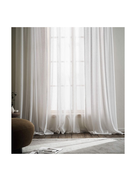 Gofis Home Curtain With Pencil Pleat Feronia White 140x295cm