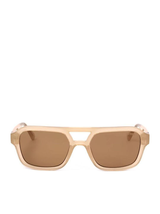 Guess Sonnenbrillen Beige mit Kunststoff Gestell Guess Sonnenbrillen Beige mit Kunststoff Gestell