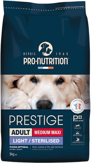 Flatazor Prestige Light & Sterilized 18kg Dry Food for Adult Neutered Medium & Large Breed Dogs with Poultry and Pork