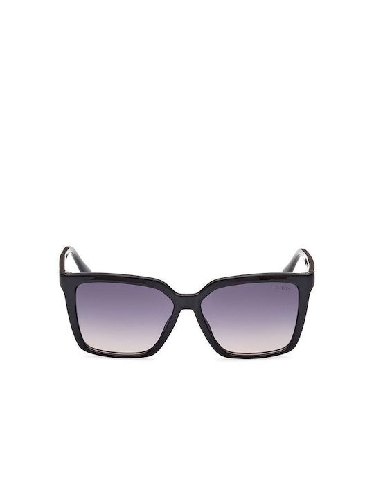 Guess De damă Ochelari de soare cu Negru Din plastic Cadru și Violet Ochelari de soare Lentilă GU00099 01B