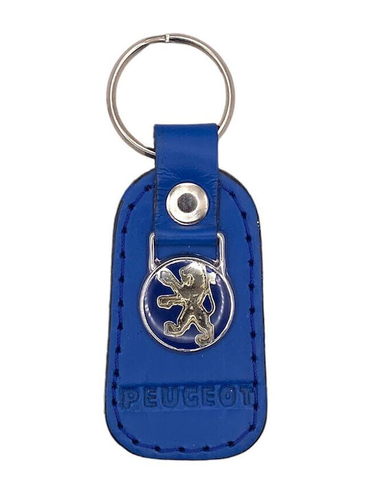 A-Lock Breloc Piele Albastru
