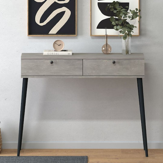 Alis Konsole Γκρι Ρετρό L110xB29xH88cm