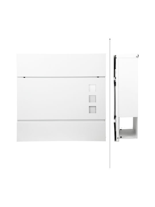 ECD Germany Mldesign Γραμματοκιβώτιο Εξωτερικού Χώρου Inox 37x36.5x11cm